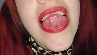 Get Up Close And Personal With My Tongue And Tights