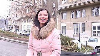 German Scout Vicky'S Real Street Casting Leads To Steamy Sex In Public